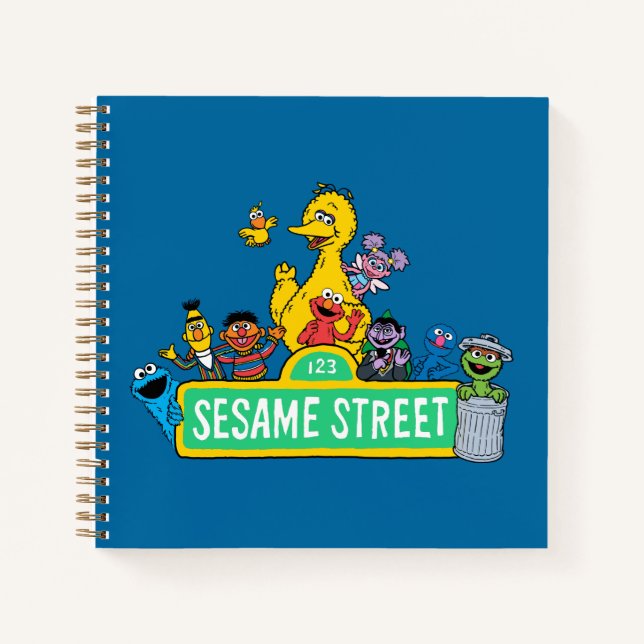 Sesame Street | Full Color With Pals Notebook (Front)