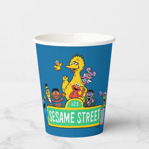 Sesame Street  Full Color With Pals Paper Cups