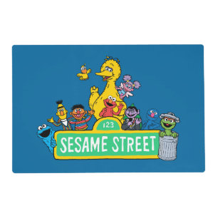 Sesame Street   Full Color With Pals Placemat