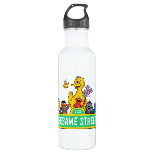 Sesame Street  Full Color With Pals Stainless Steel Water Bottle