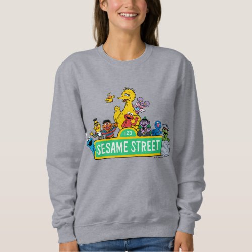 Sesame Street  Full Color With Pals Sweatshirt