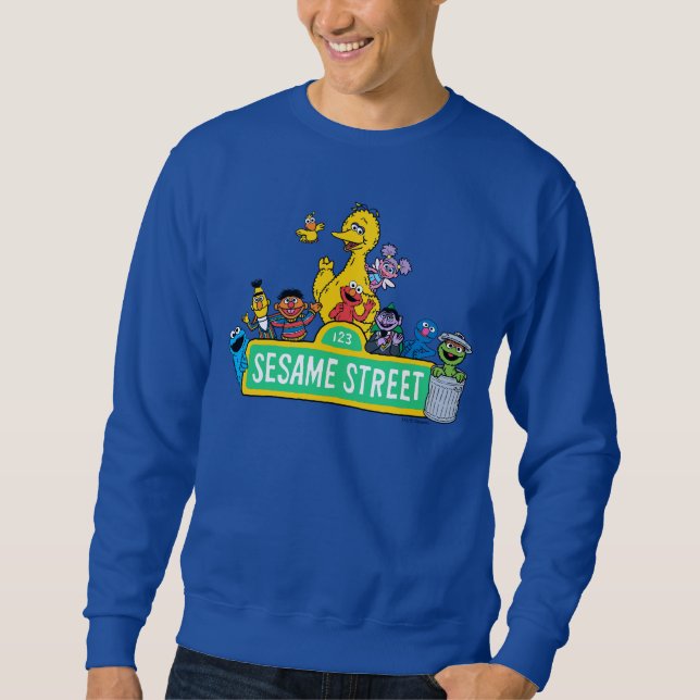 Sesame Street | Full Color With Pals Sweatshirt (Front)