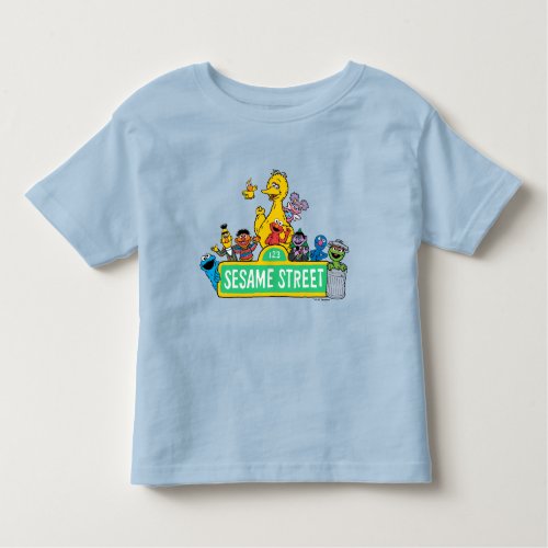 Sesame Street  Full Color With Pals Toddler T_shirt