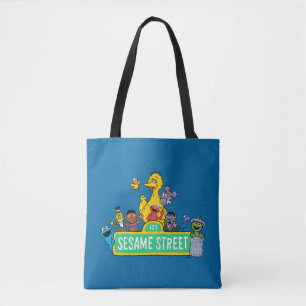 Sesame Street Full Color With Pals Tote Bag