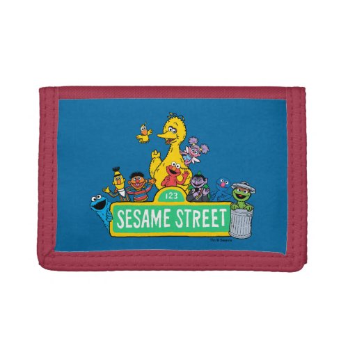Sesame Street  Full Color With Pals Trifold Wallet