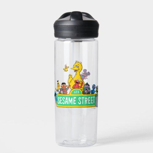 Sesame Street  Full Color With Pals Water Bottle