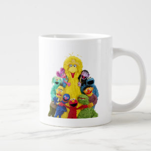 Sesame Street Fun Colorful Pals Portrait Giant Coffee Mug