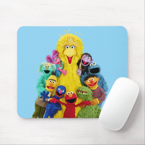 Sesame Street  Fun Colorful Pals Portrait Mouse Pad