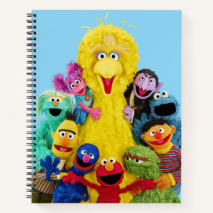 Sesame Street Fun Colorful Pals Portrait Notebook