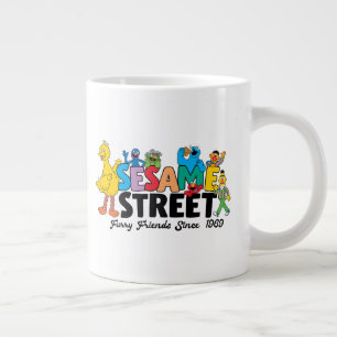 Sesame Street Furry Friends Since 1969 Giant Coffee Mug