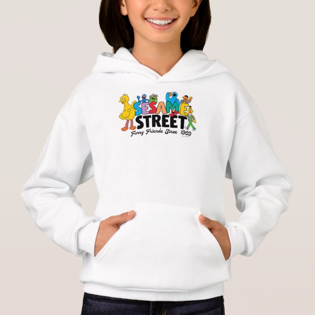 Sesame Street | Furry Friends Since 1969 Hoodie (Front)