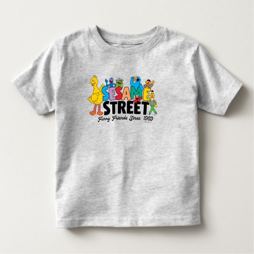 Sesame Street  Furry Friends Since 1969 Toddler T_shirt