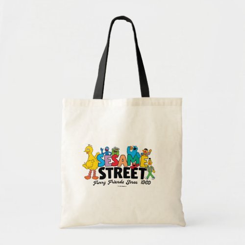 Sesame Street  Furry Friends Since 1969 Tote Bag