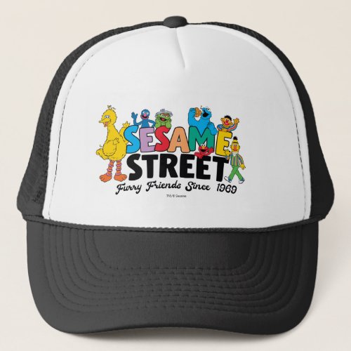 Sesame Street  Furry Friends Since 1969 Trucker Hat