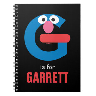 Sesame Street G is for Grover Notebook