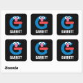Sesame Street | G is for Grover Square Sticker | Zazzle