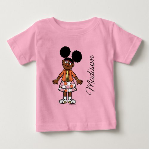 Sesame Street  Gabrielle Add Your Name Baby T_Shirt