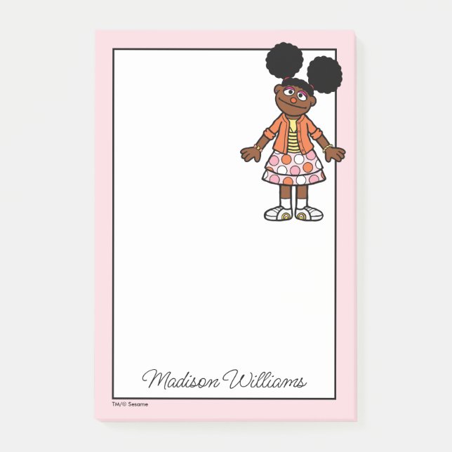 Sesame Street | Gabrielle Add Your Name Post-it Notes (Front)