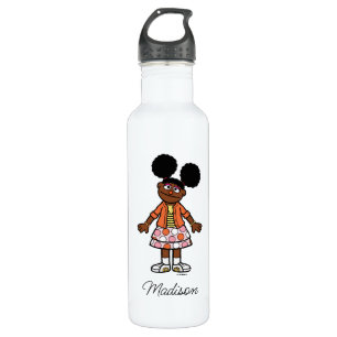Sesame Street Gabrielle Add Your Name Stainless Steel Water Bottle