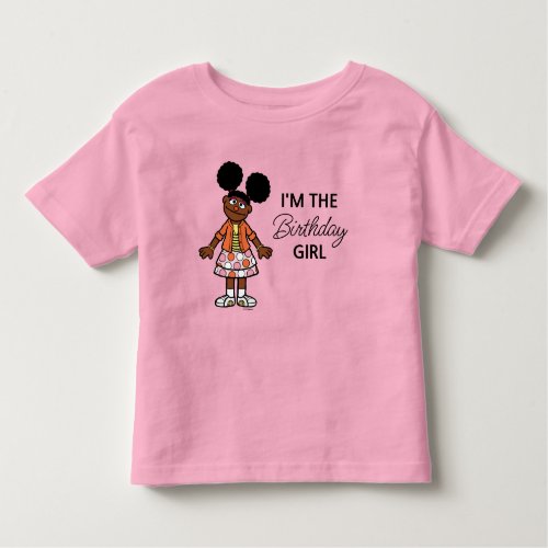 Sesame Street  Gabrielle Birthday Girl Toddler T_shirt