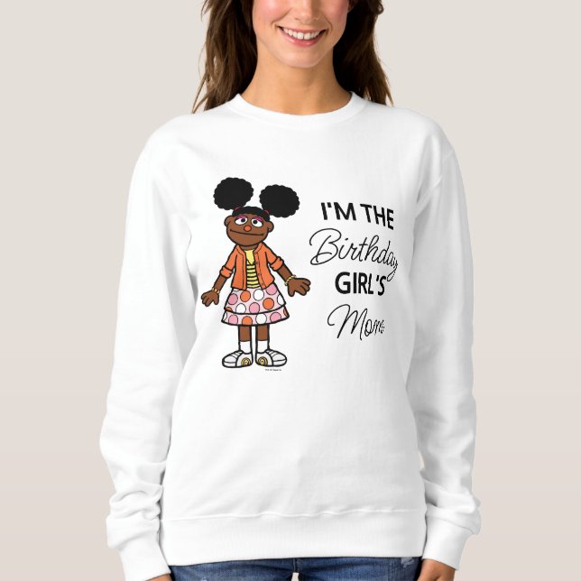 Sesame Street | Gabrielle Birthday Girl's Mom Sweatshirt (Front)