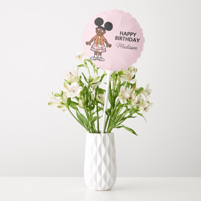 Sesame Street | Gabrielle Happy Birthday Balloon (Vase)