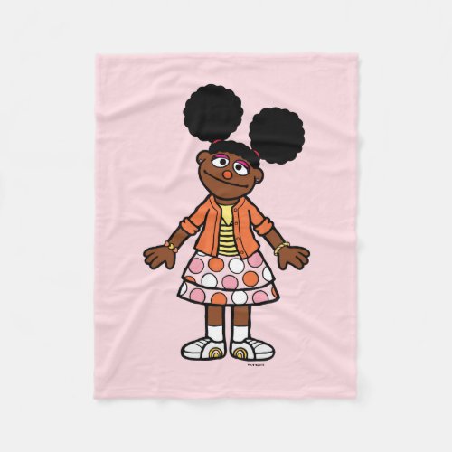Sesame Street  Gabrielle Portrait Fleece Blanket