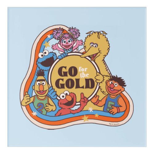 Sesame Street  Go for the Gold Acrylic Print