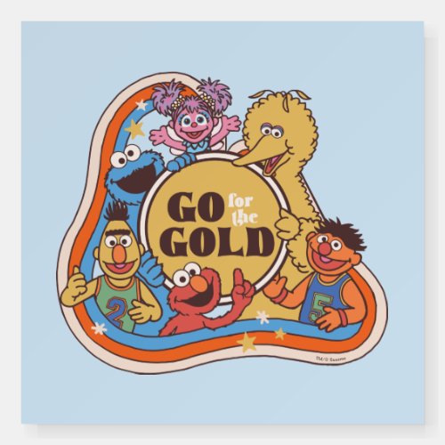 Sesame Street  Go for the Gold Foam Board