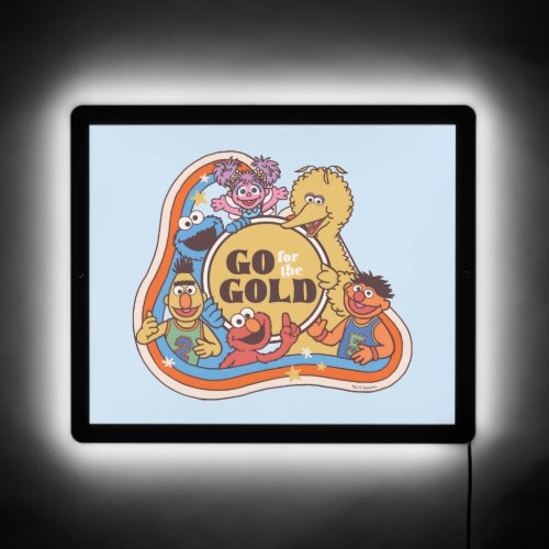 Sesame Street  Go for the Gold LED Sign