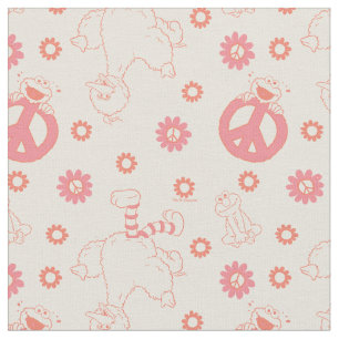 Sesame Street Good Vibes Pattern Fabric