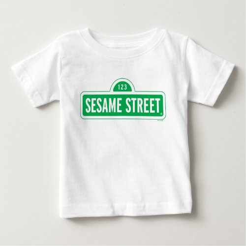 Sesame Street  Green Logo Baby T_Shirt