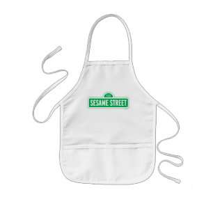 Sesame Street Green Logo Kids' Apron