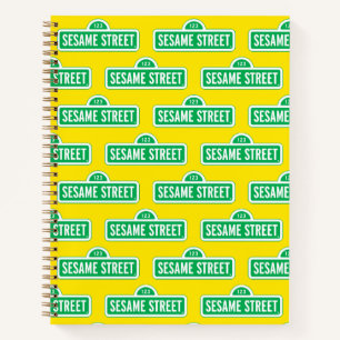 Sesame Street Green Logo Notebook