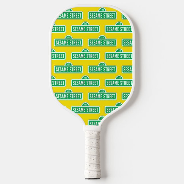 Sesame Street | Green Logo Pickleball Paddle (Front)