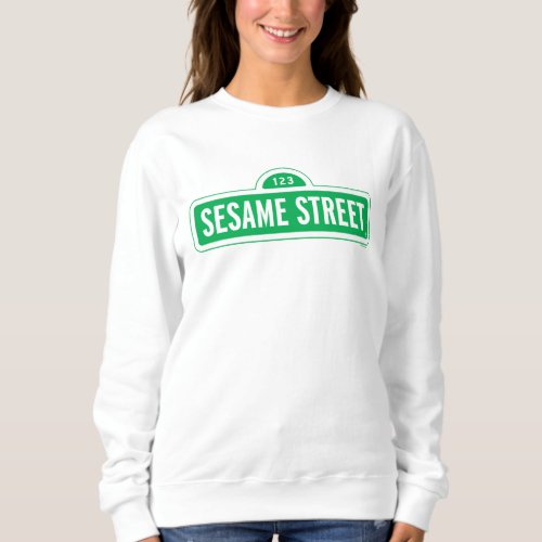 Sesame Street  Green Logo Sweatshirt