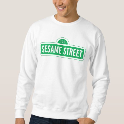 Sesame Street  Green Logo Sweatshirt