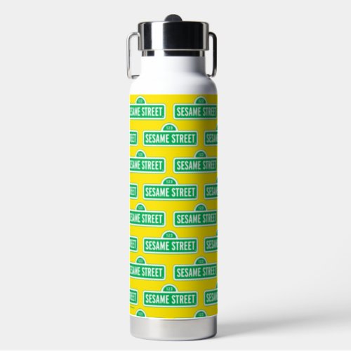 Sesame Street  Green Logo Water Bottle