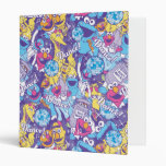 Sesame Street | Groovy Dance Pattern 3 Ring Binder