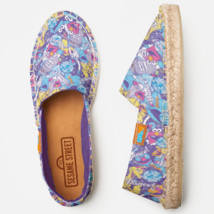Sesame Street   Groovy Dance Pattern Espadrilles
