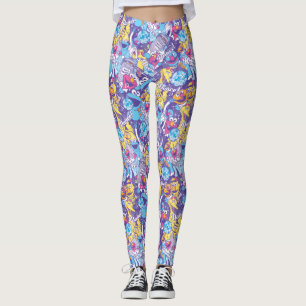 Sesame Street Groovy Dance Pattern Leggings