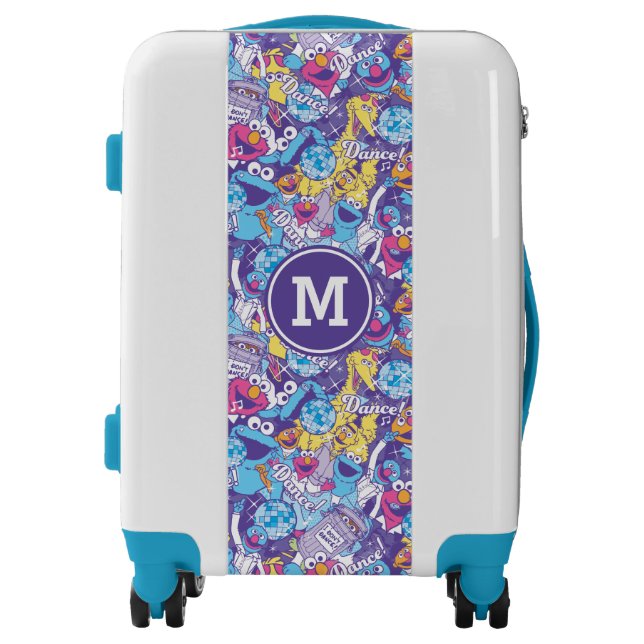 Sesame Street | Groovy Dance Pattern Luggage (Front)