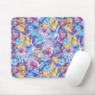 Sesame Street Groovy Dance Pattern Mouse Pad