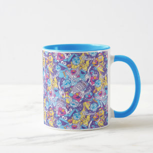 Sesame Street Groovy Dance Pattern Mug