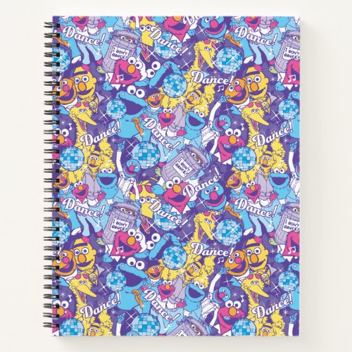 Sesame Street  Groovy Dance Pattern Notebook