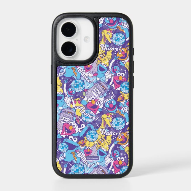 Sesame Street | Groovy Dance Pattern Otterbox iPhone Case (Back)