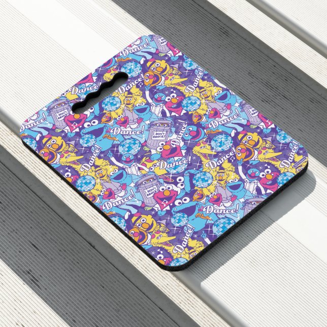 Sesame Street | Groovy Dance Pattern Seat Cushion (In Situ)