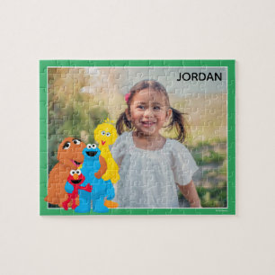 Sesame Street Group Hug Add Your Name Jigsaw Puzzle
