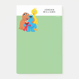Sesame Street Group Hug Add Your Name Post-it Notes