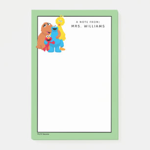 Sesame Street   Group Hug   Add Your Name Post-it Notes